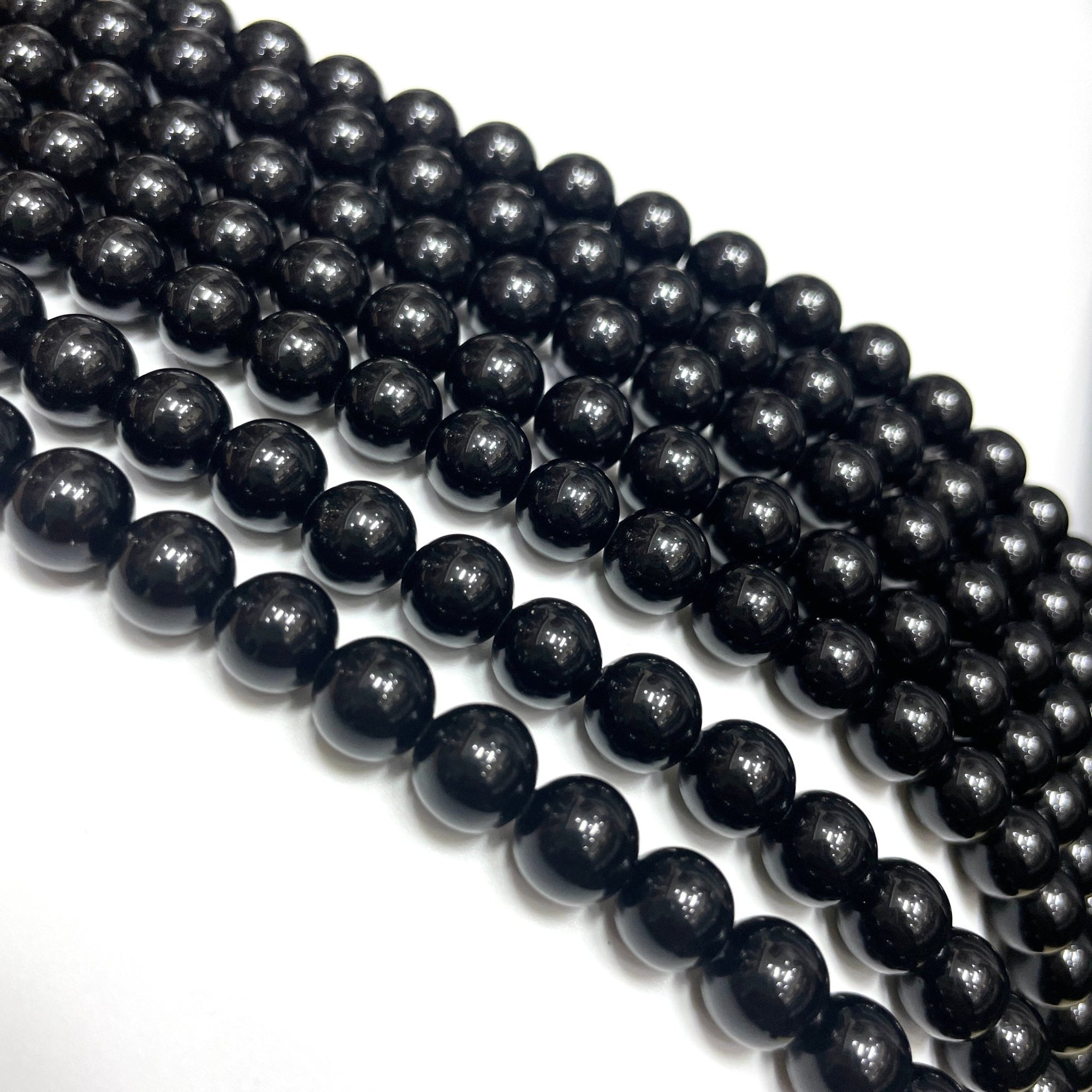Black Obsidian Bead Strand - RockZ Sourcing Hub