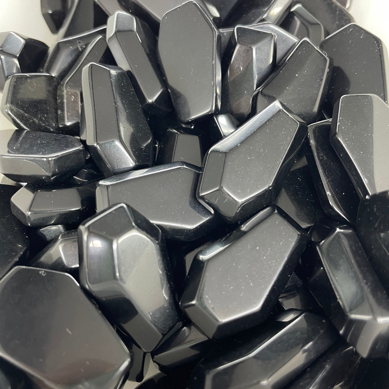 Black Obsidian Coffin - RockZ Sourcing Hub