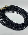 Black Tourmaline Micro Faceted Cube Collar Necklace - RockZ Sourcing Hub
