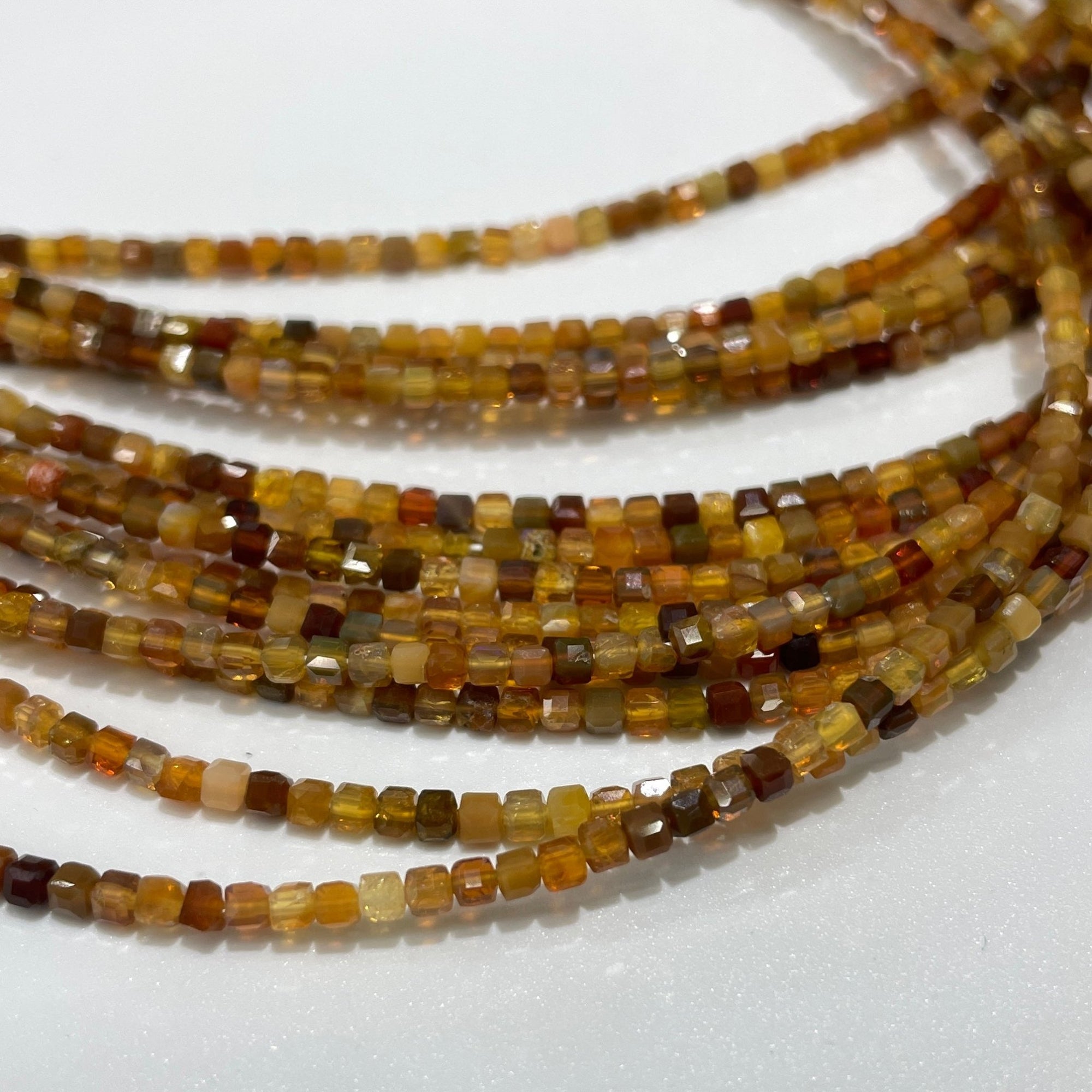 Blood Opal Micro Faceted Cube Collar Necklace - RockZ Sourcing Hub