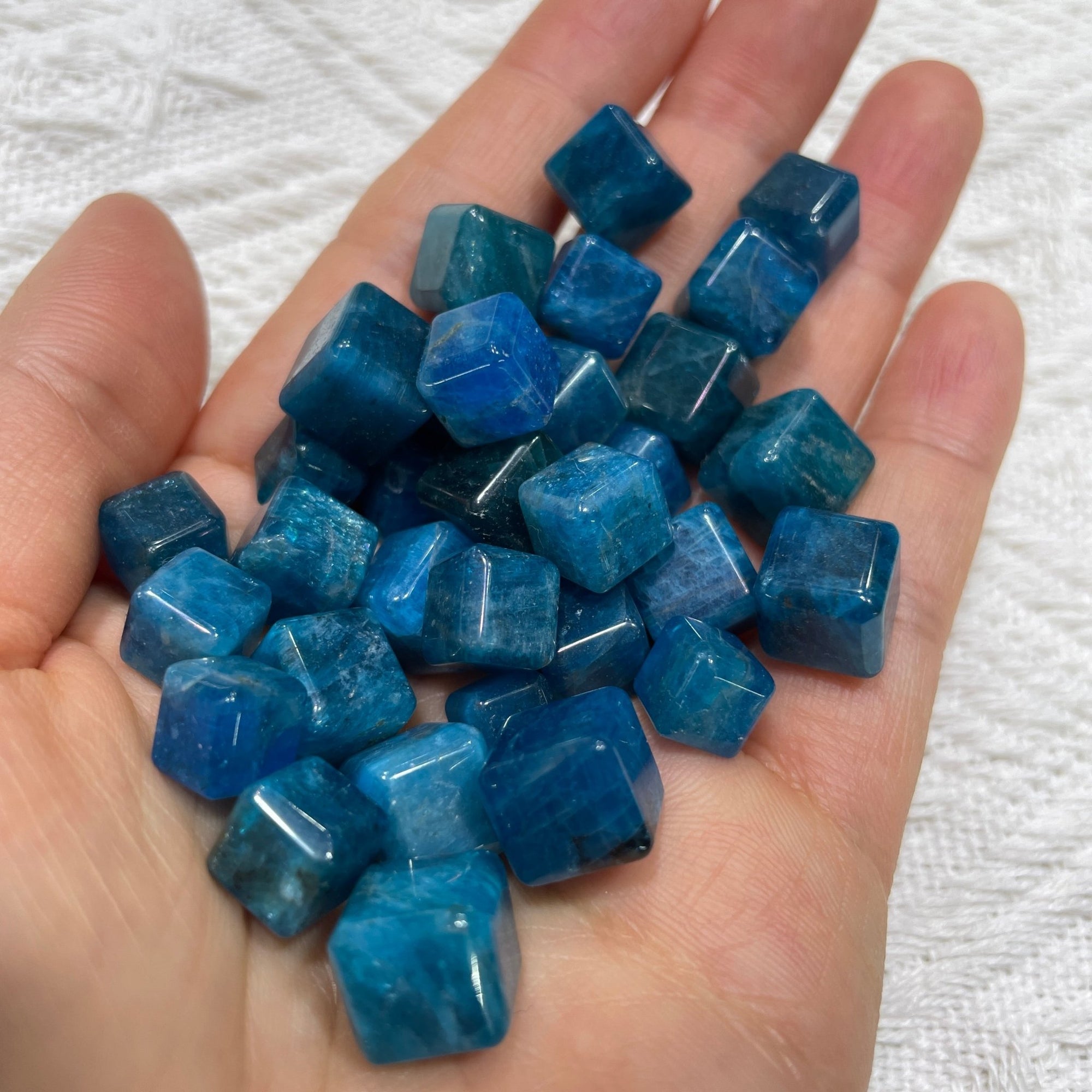 Blue Apatite Cube - RockZ Sourcing Hub