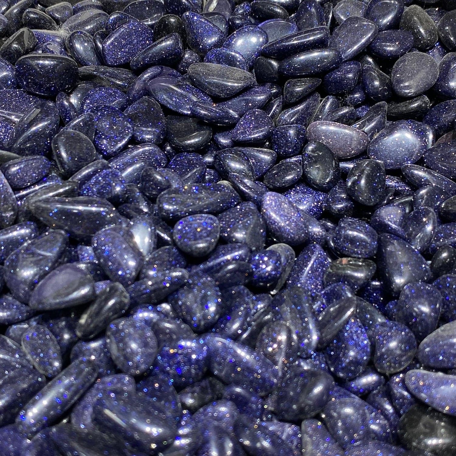 Blue Sand Stone Chips/Nuggets (Artificial Stone) - RockZ Sourcing Hub