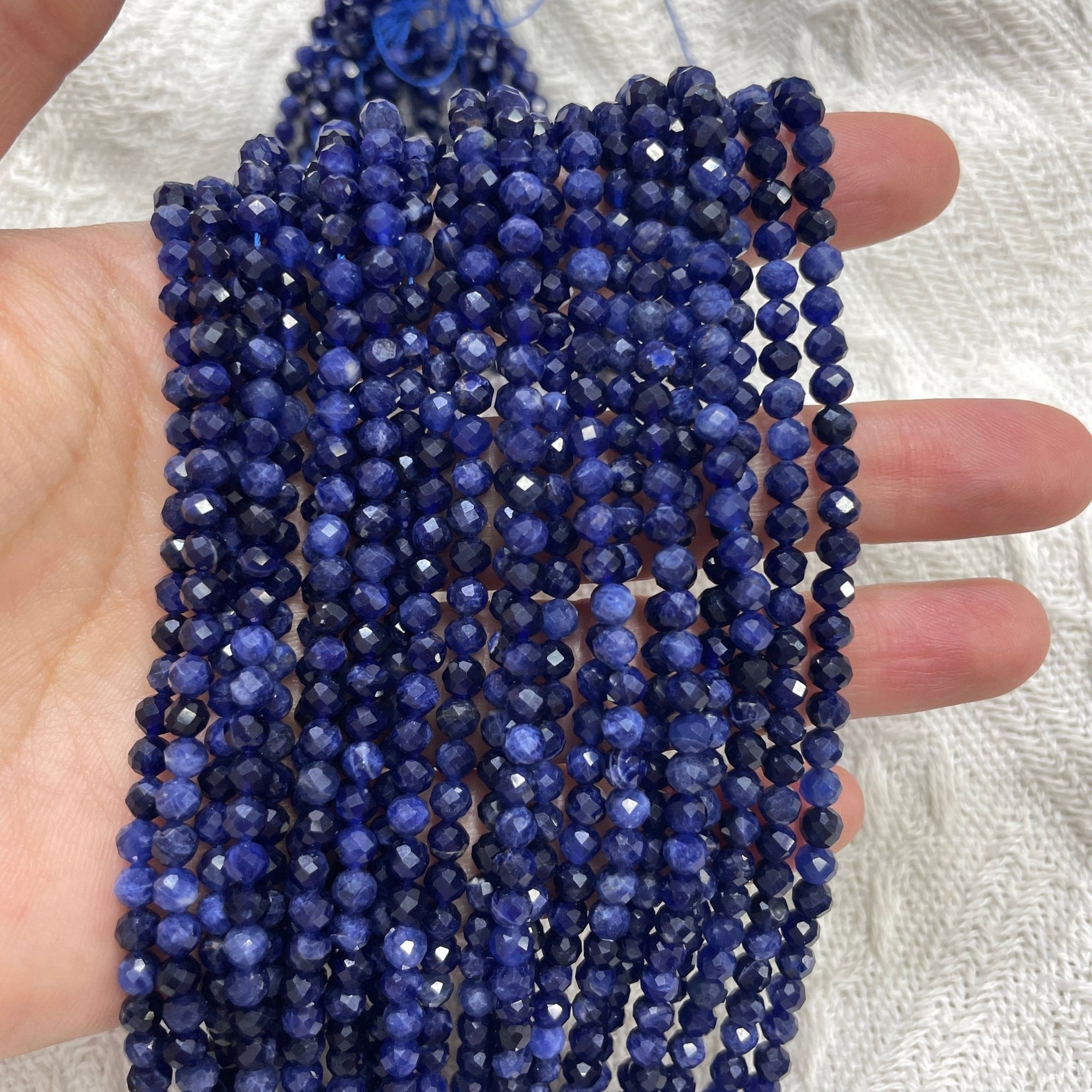 Blue Sodalite Faceted Bead Strand - RockZ Sourcing Hub