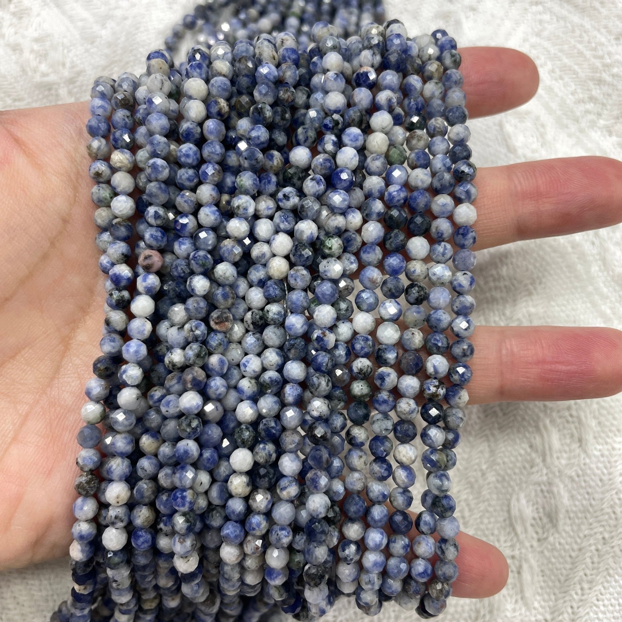 Blue Sodalite Faceted Bead Strand - RockZ Sourcing Hub