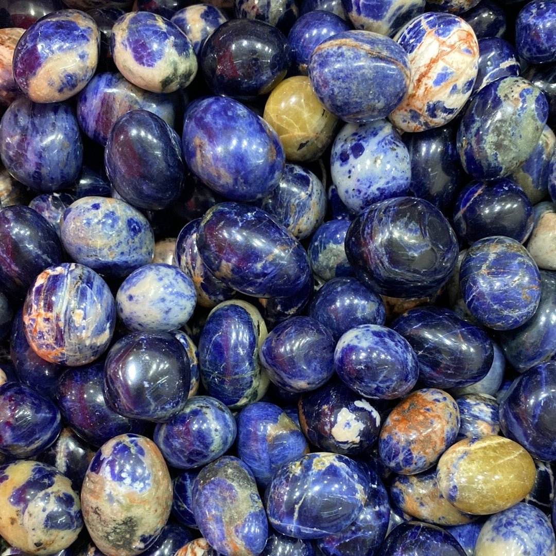 Blue Sodalite Tumblestone - RockZ Sourcing Hub