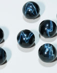 AAA Grade Blue Tiger's Eye Round Bead Stretch Bracelet
