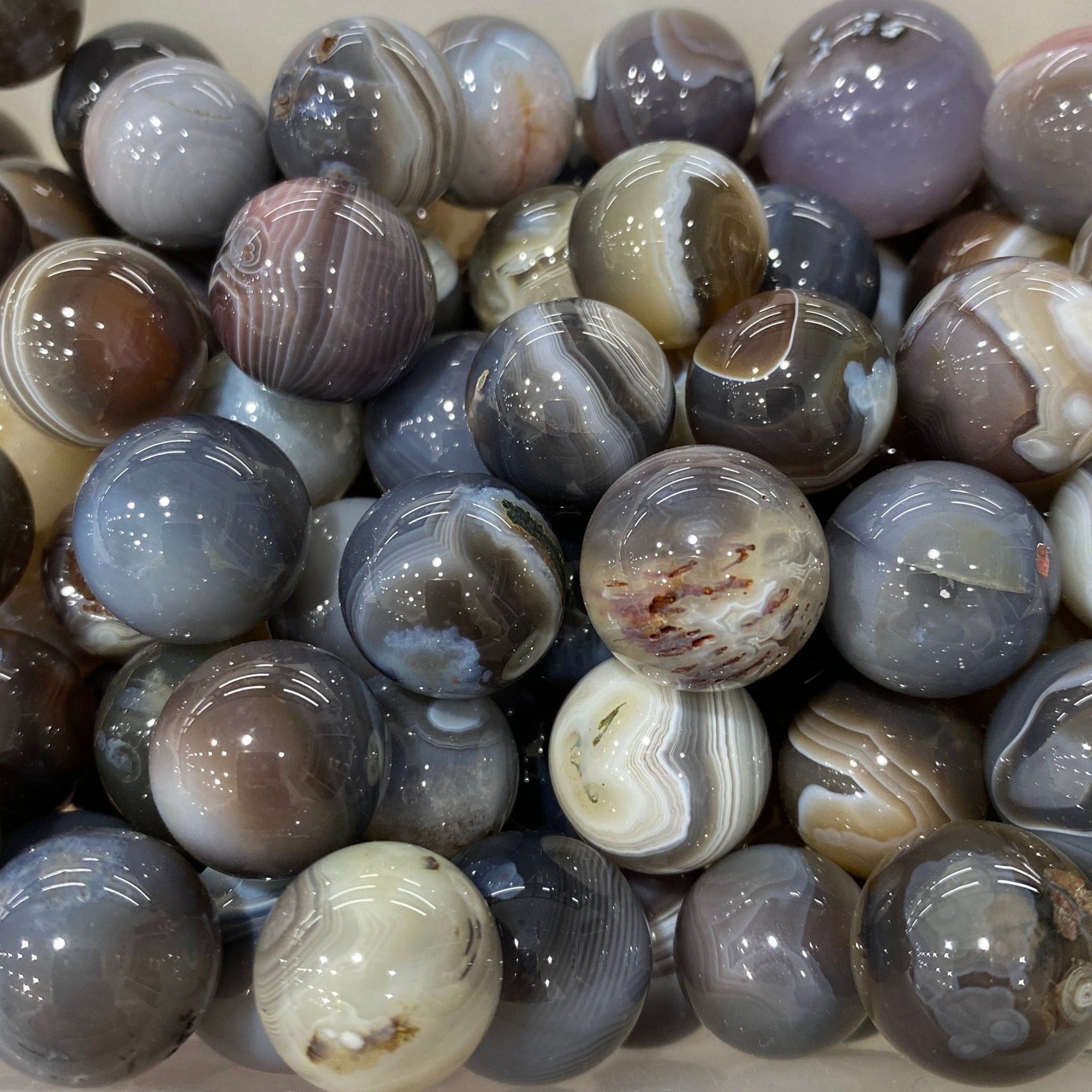Botswana Agate Mini Sphere - Grade A - RockZ Sourcing Hub