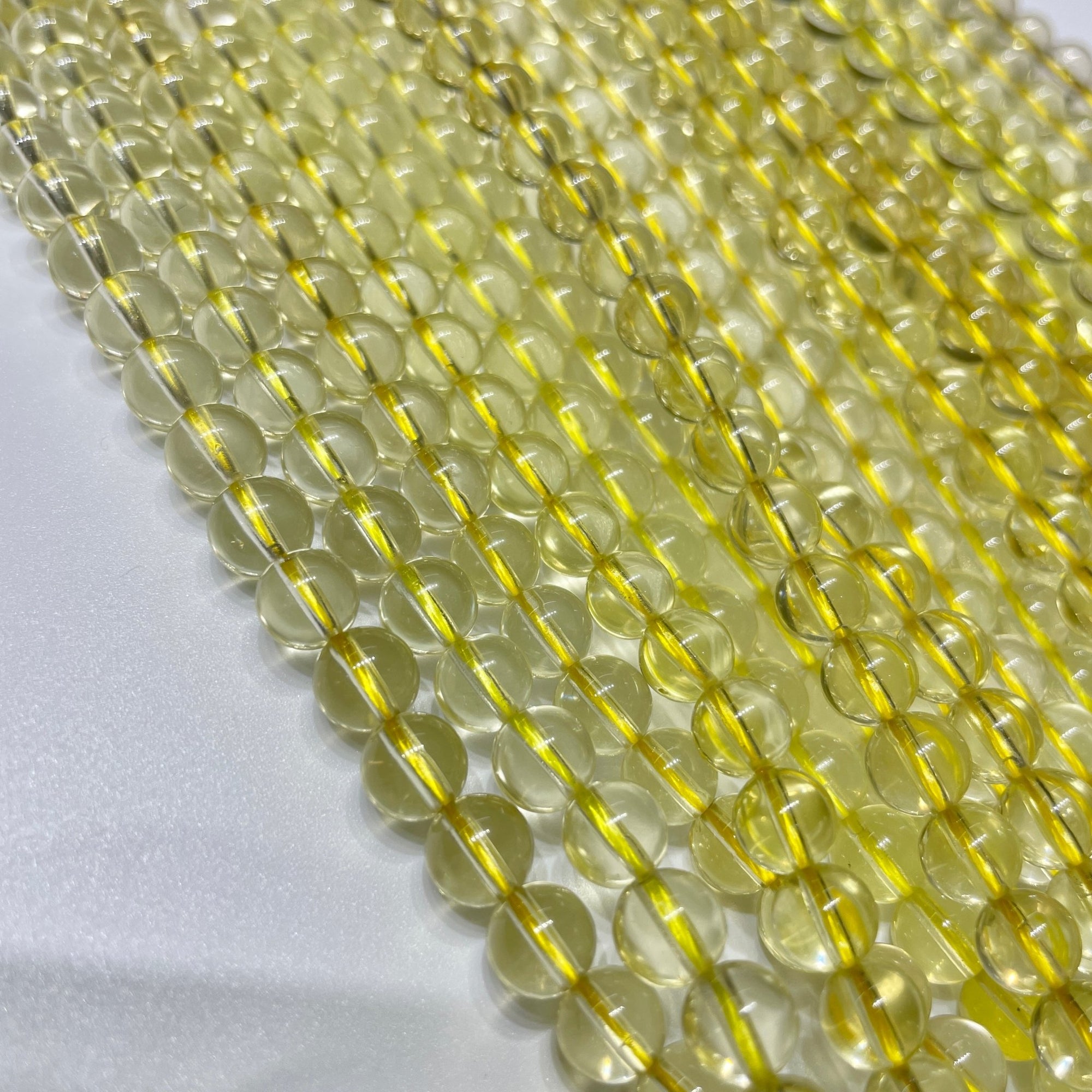 Brazilian Lemon Citrine Bead Strand - RockZ Sourcing Hub