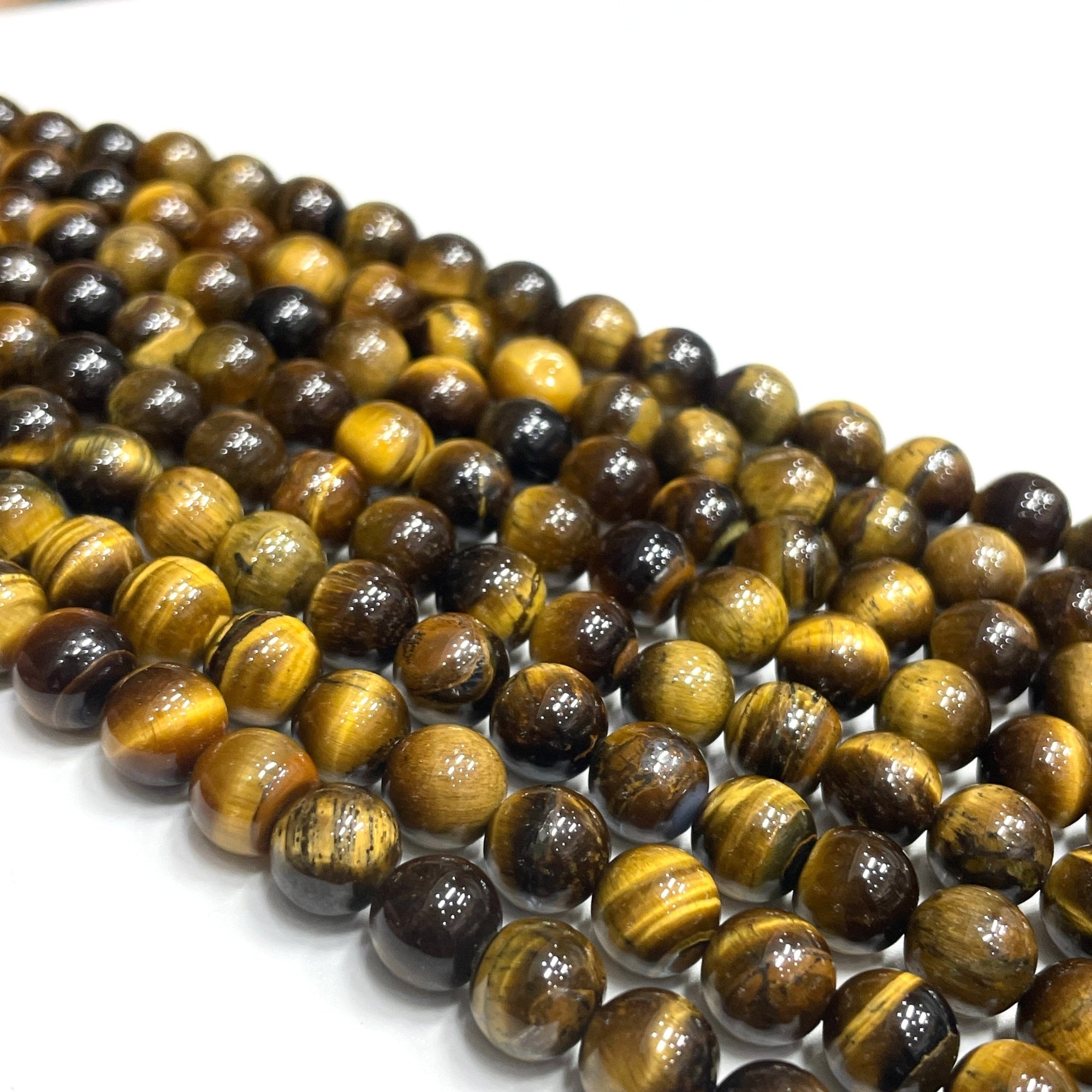 Brown Tiger's Eye Stone Bead Strand - RockZ Sourcing Hub
