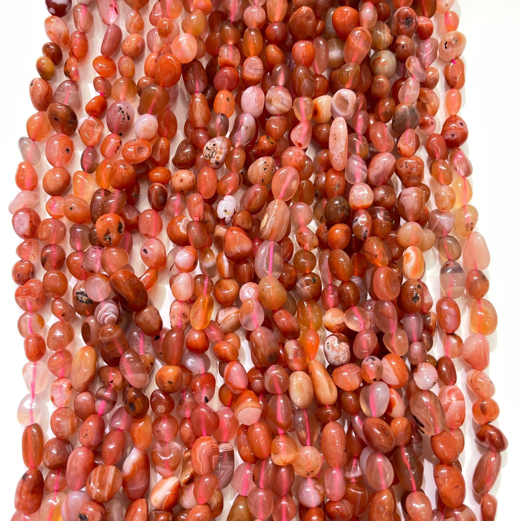 Carnalian Nugget Bead Strand - RockZ Sourcing Hub