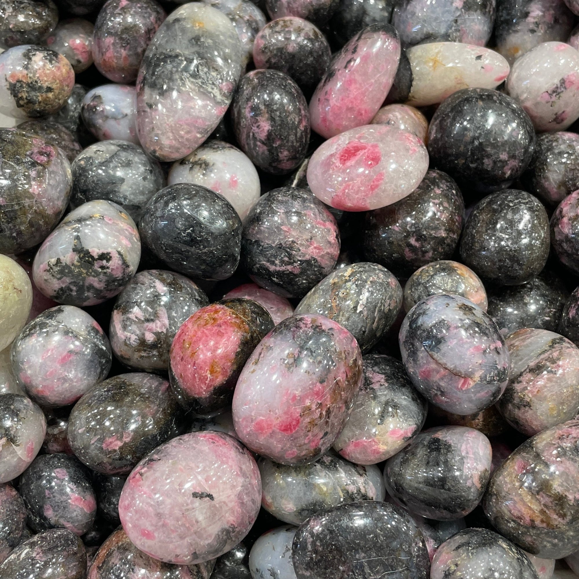 Cherry Rhodonite Tumblestone - RockZ Sourcing Hub