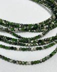 Chrome Diopside Micro Faceted Cube Collar Necklace - RockZ Sourcing Hub