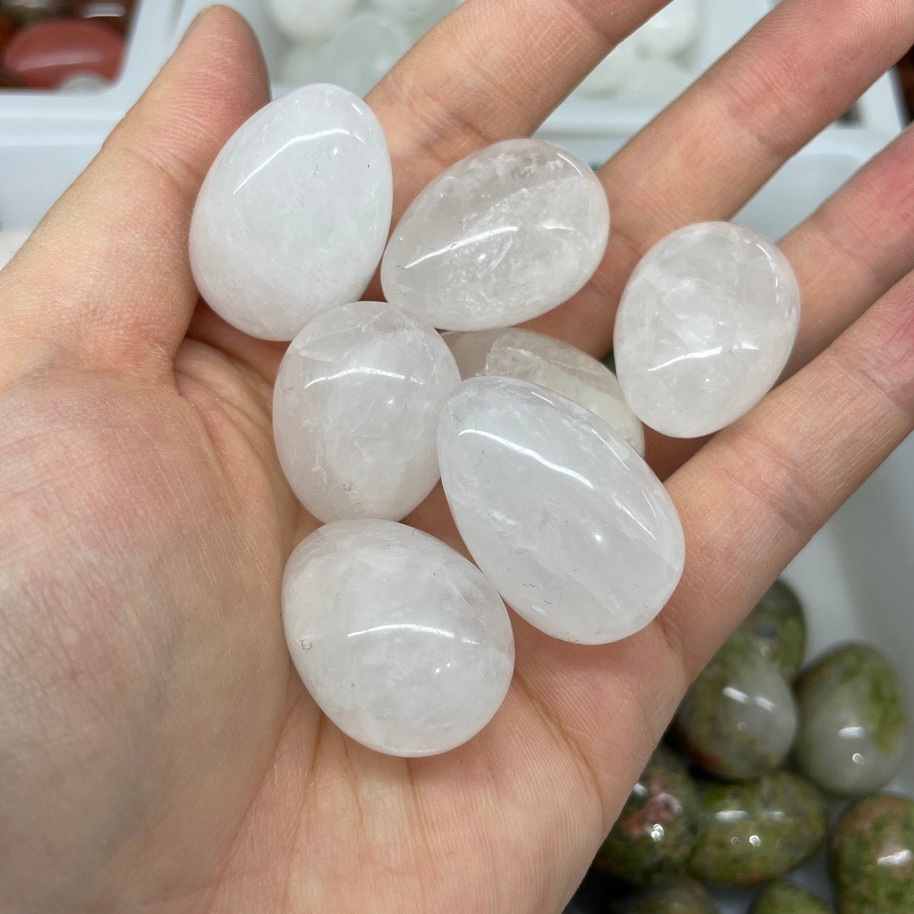 Clear Quartz Egg - RockZ Sourcing Hub