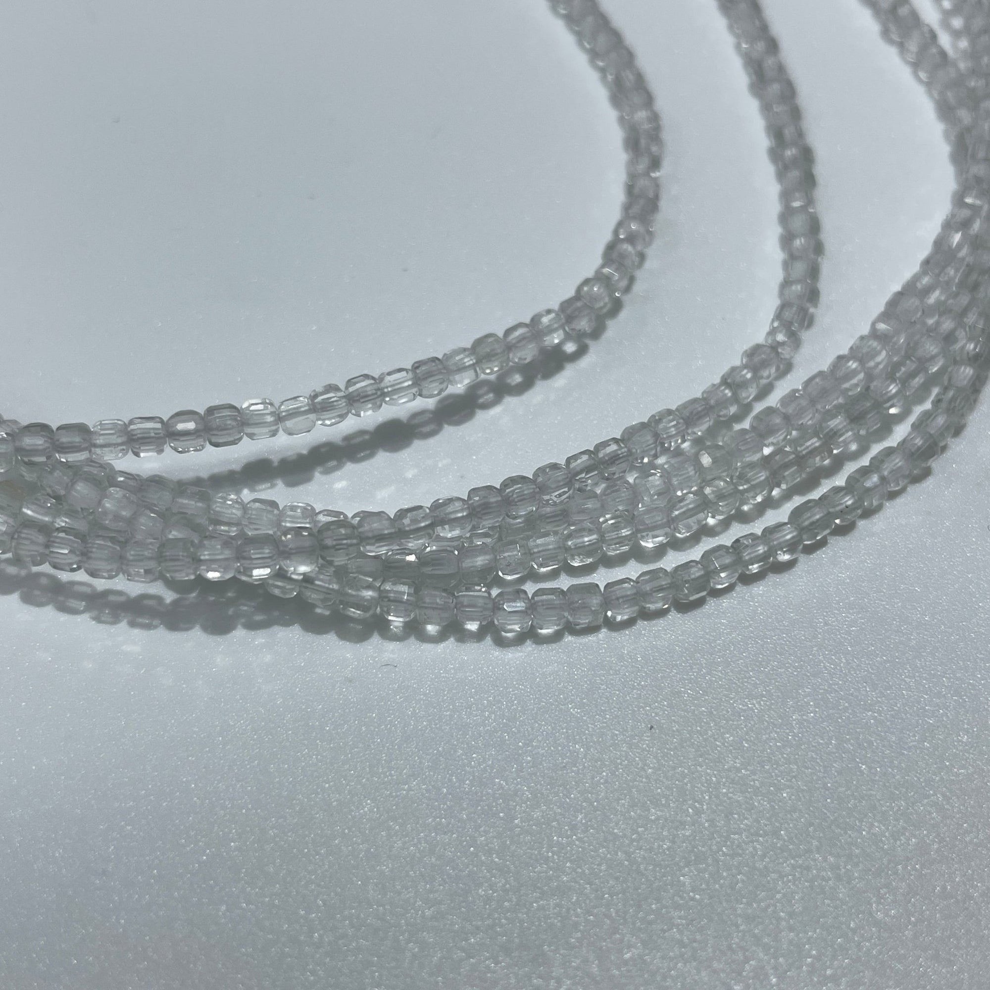 Clear Quartz Micro Faceted Cube Collar Necklace - RockZ Sourcing Hub