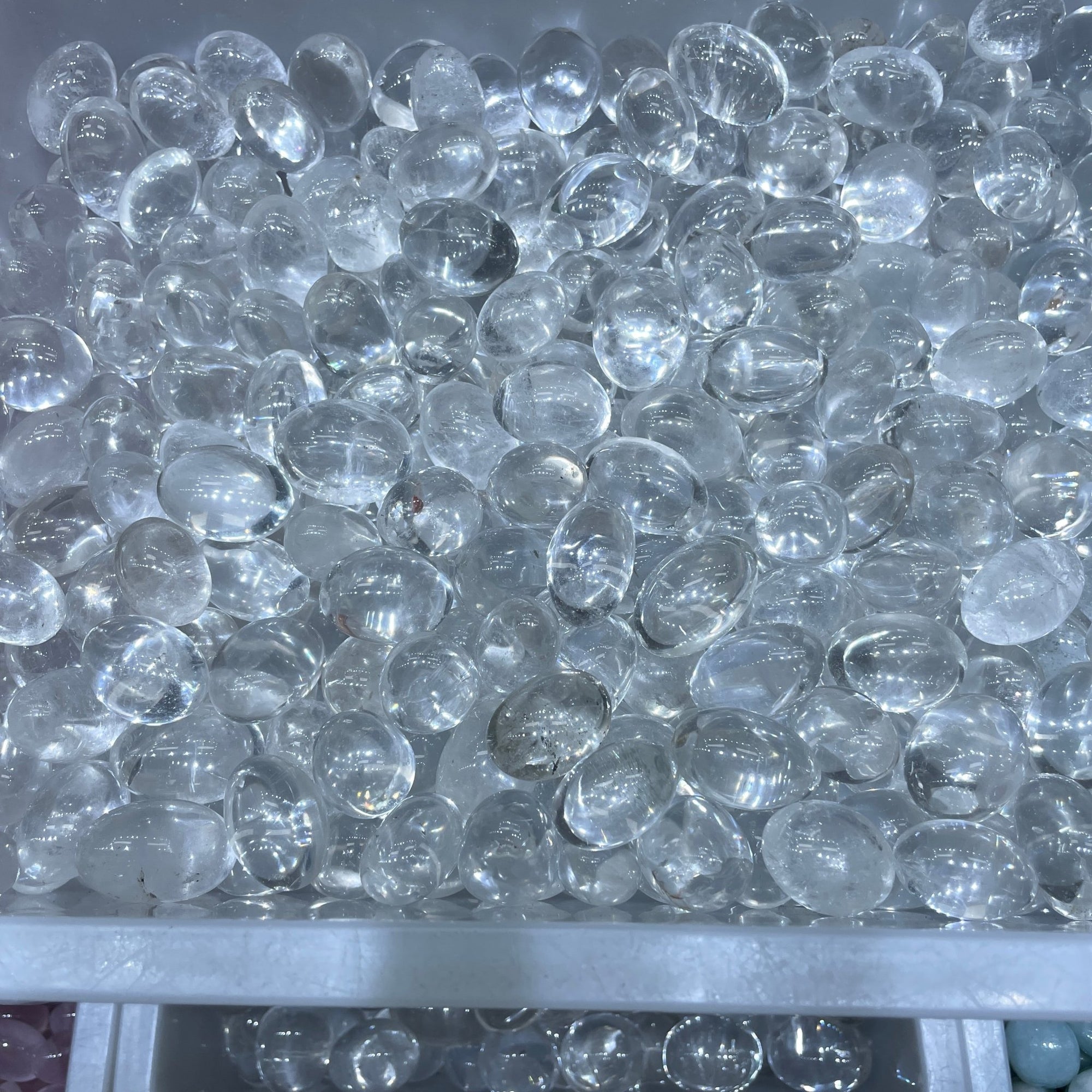 Clear Quartz Tumblestone - RockZ Sourcing Hub
