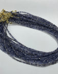 Cordierite Micro Faceted Cube Collar Necklace - RockZ Sourcing Hub