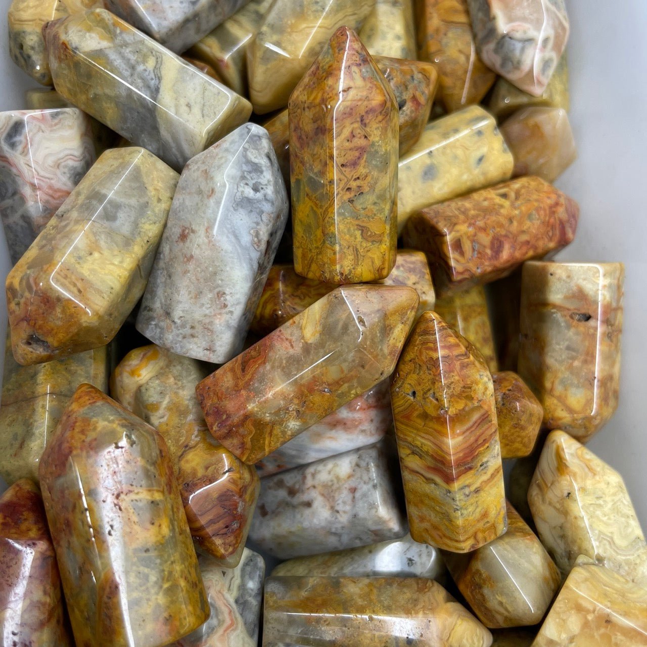 Crazy Agate Mini Point - RockZ Sourcing Hub