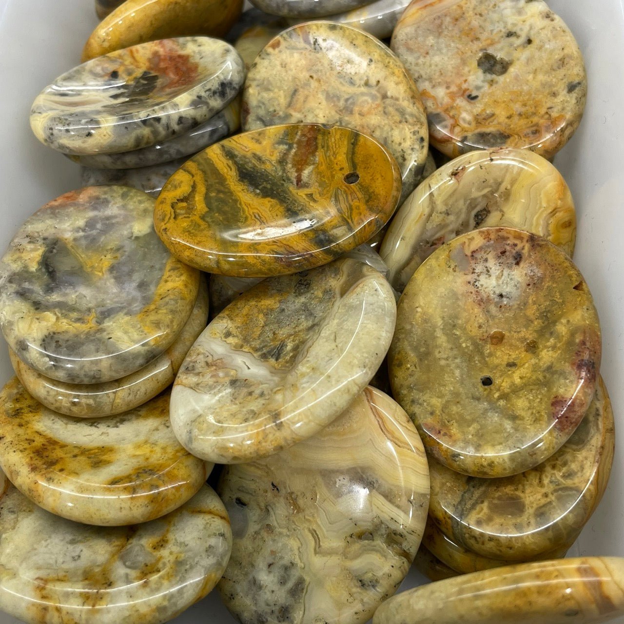 Crazy Agate Worry Stone - RockZ Sourcing Hub