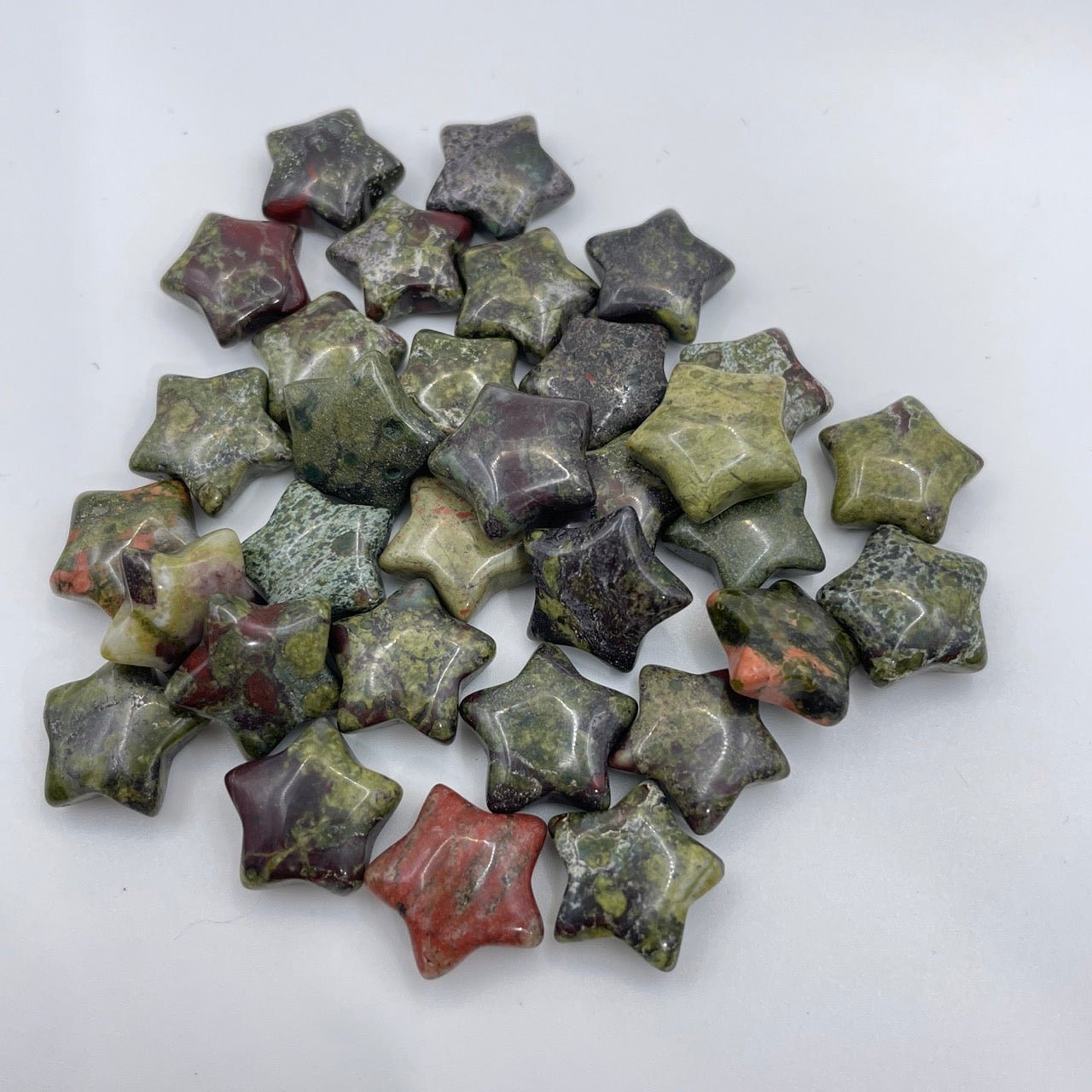 Dragon Blood Jasper Star - RockZ Sourcing Hub