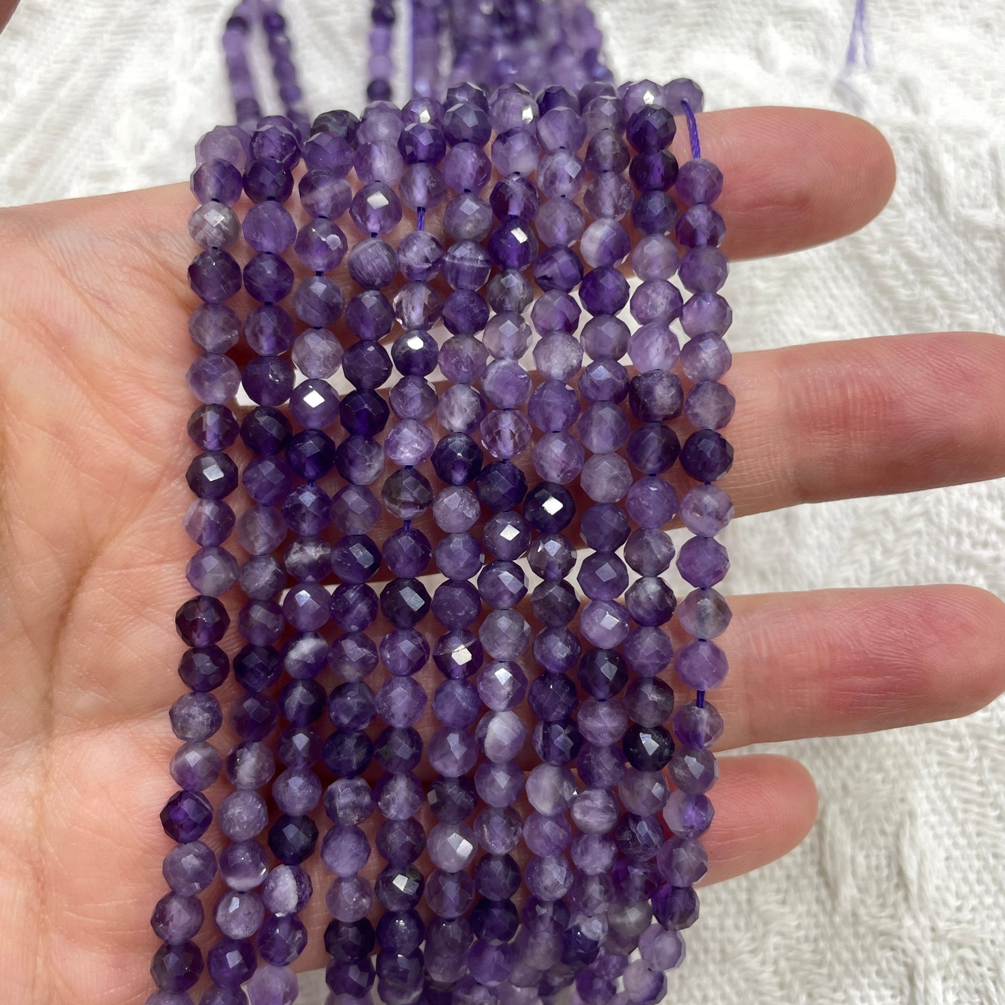 Dream Amethyst Faceted Bead Strand - RockZ Sourcing Hub