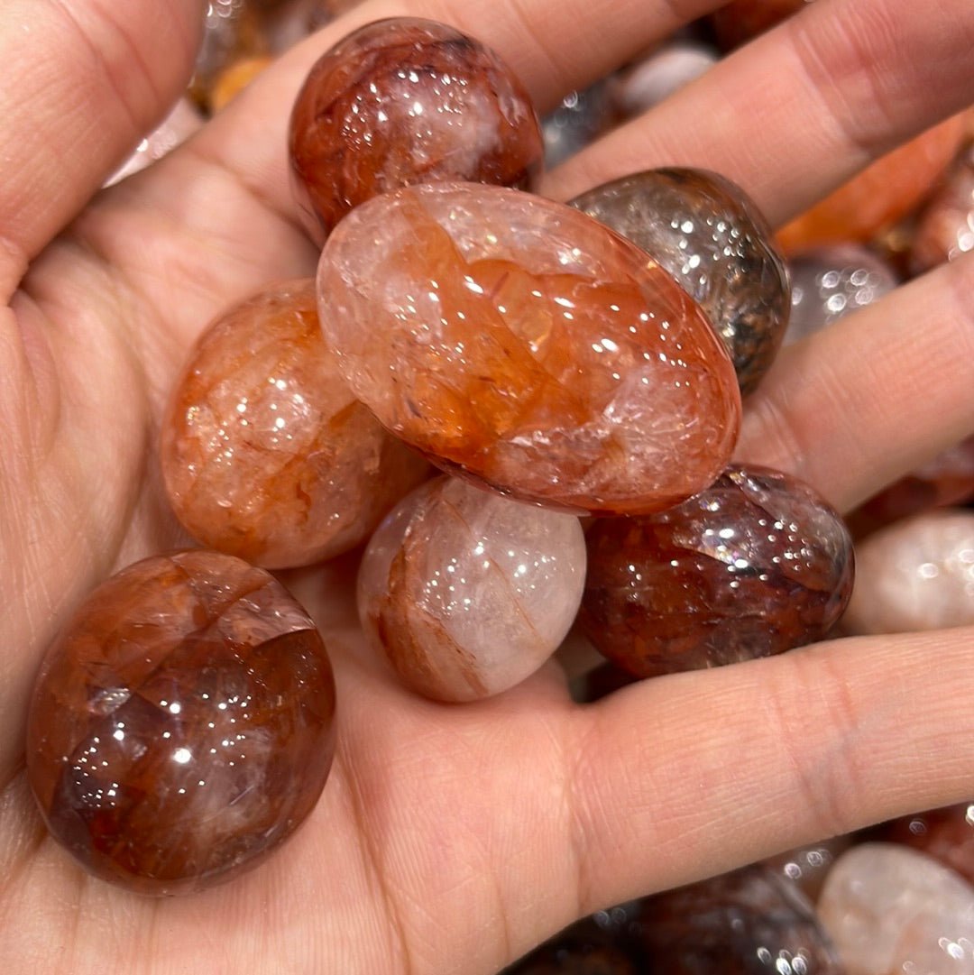 Fire Quartz Tumblestone - RockZ Sourcing Hub