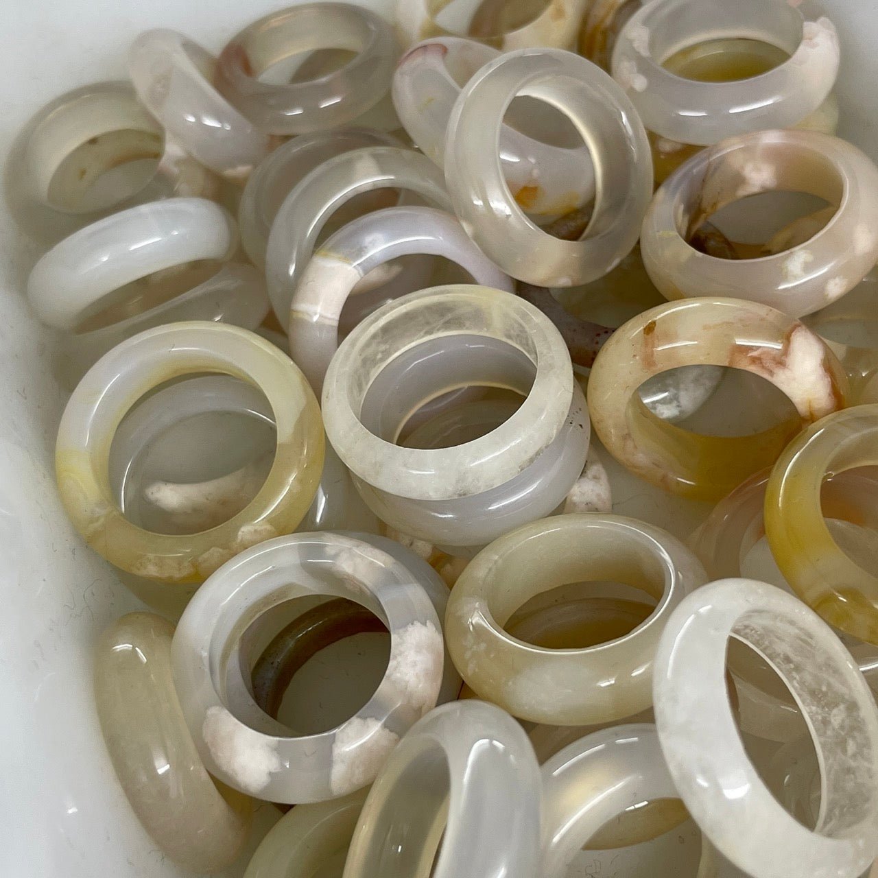 Flower Agate Fidget Ring - RockZ Sourcing Hub