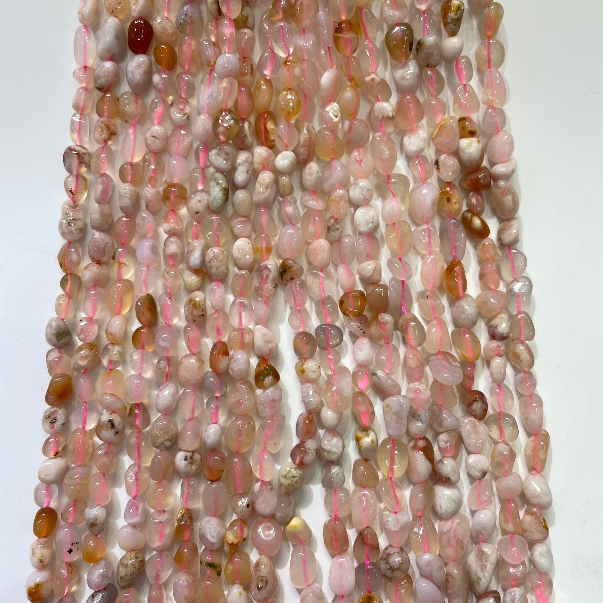 Flower Agate Nugget Bead Strand - RockZ Sourcing Hub