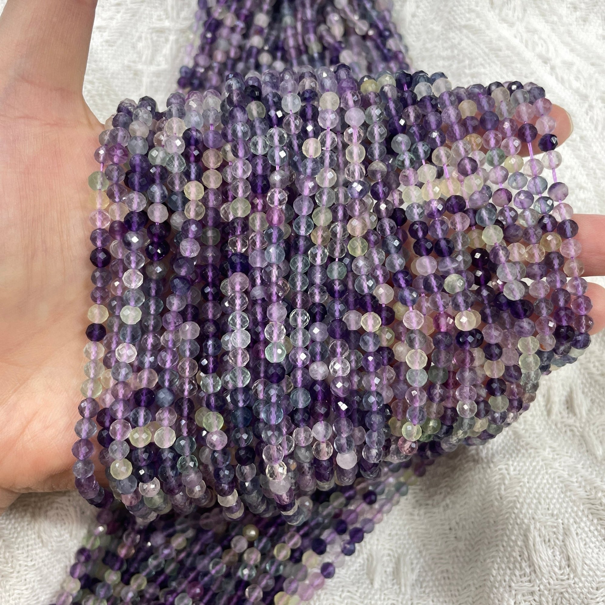 Fluorite Faceted Bead Strand - RockZ Sourcing Hub