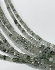 Green Rutilated Quartz Micro Faceted Cube Collar Necklace - RockZ Sourcing Hub