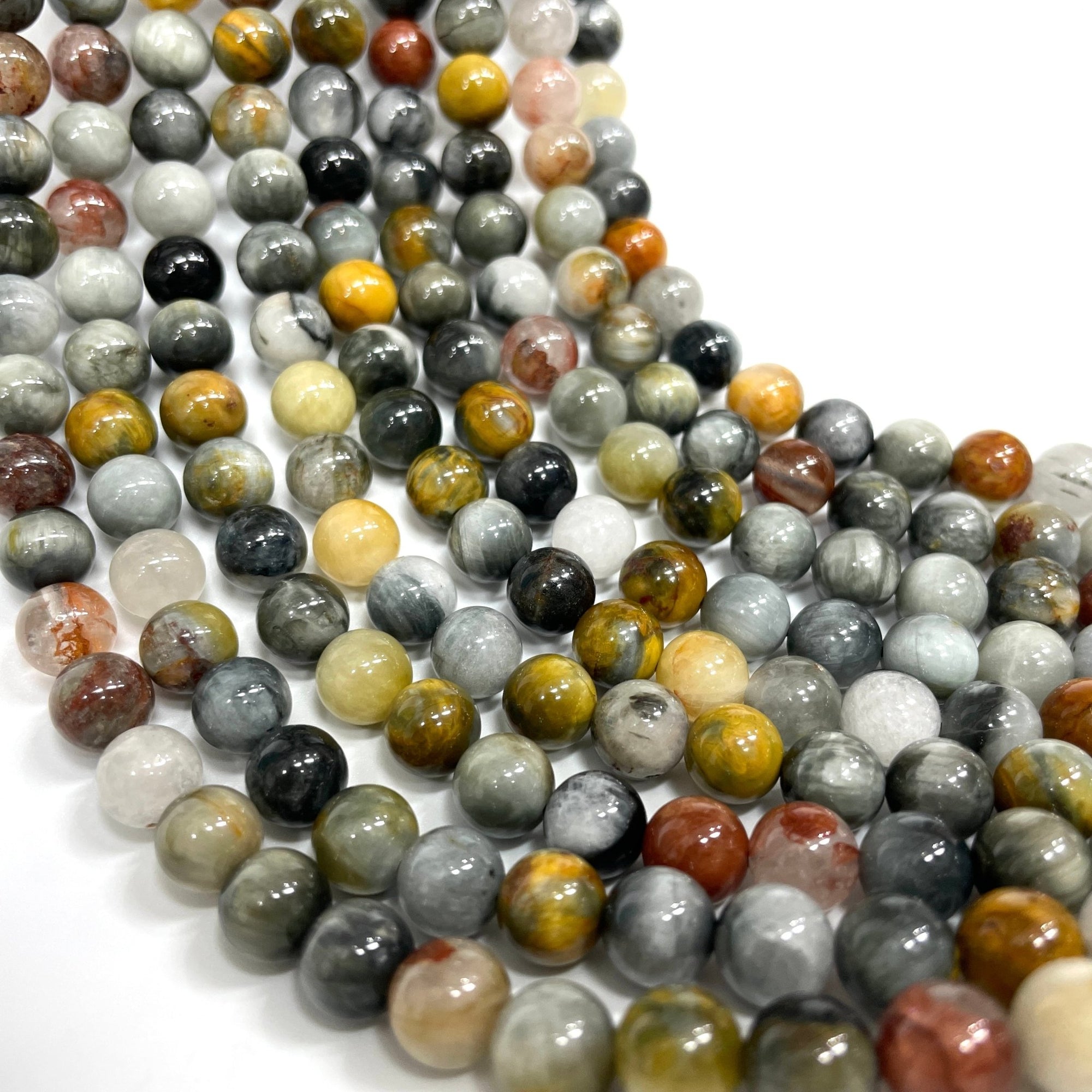Hawk - eye/Eagle Eye Stone Bead Strand - RockZ Sourcing Hub