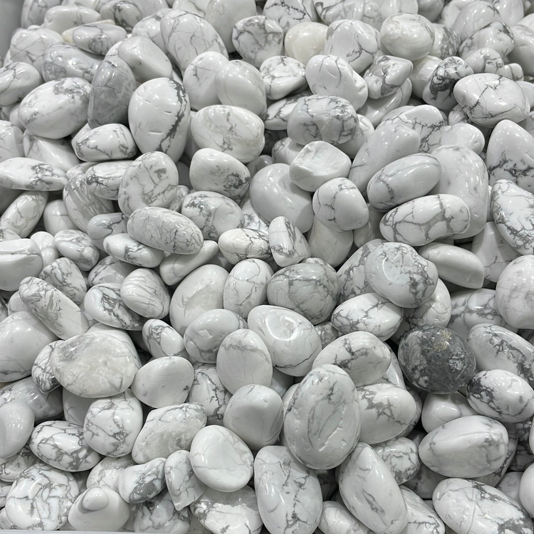 Howlite Tumblestone - RockZ Sourcing Hub