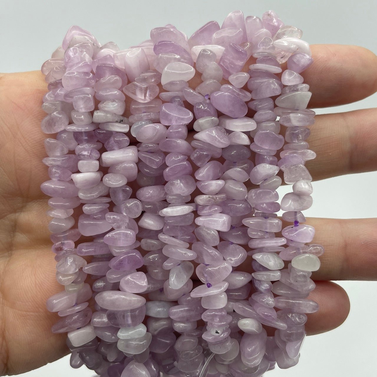 Kunzite Drilled Chips Bracelet - RockZ Sourcing Hub