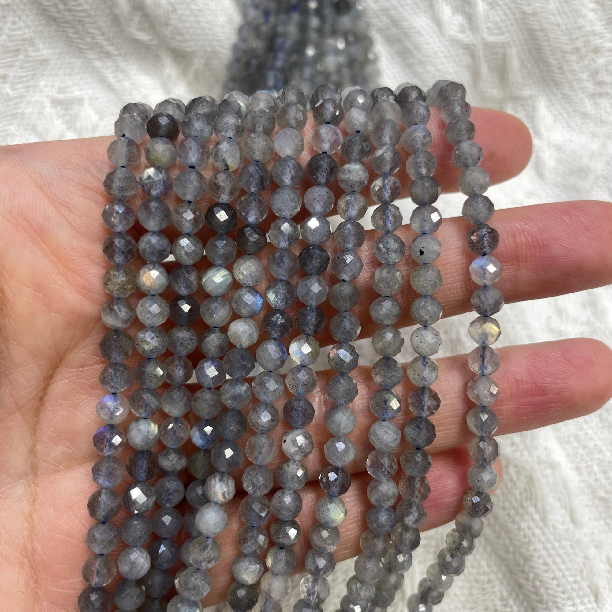 Labradorite Faceted Bead Strand - RockZ Sourcing Hub