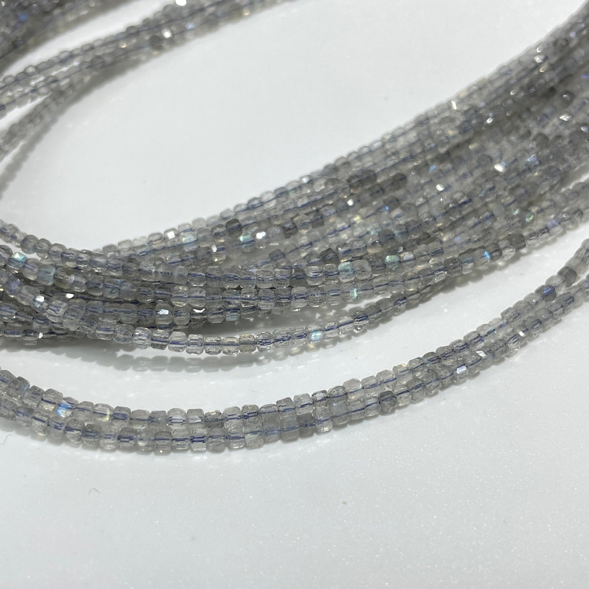 Labradorite Micro Faceted Cube Collar Necklace - RockZ Sourcing Hub