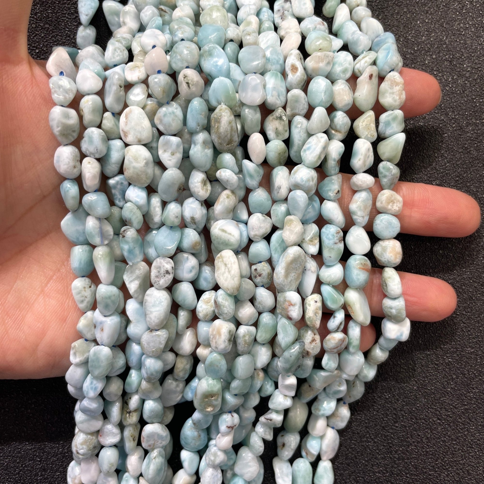 Larimar Nugget Bead Strand - RockZ Sourcing Hub