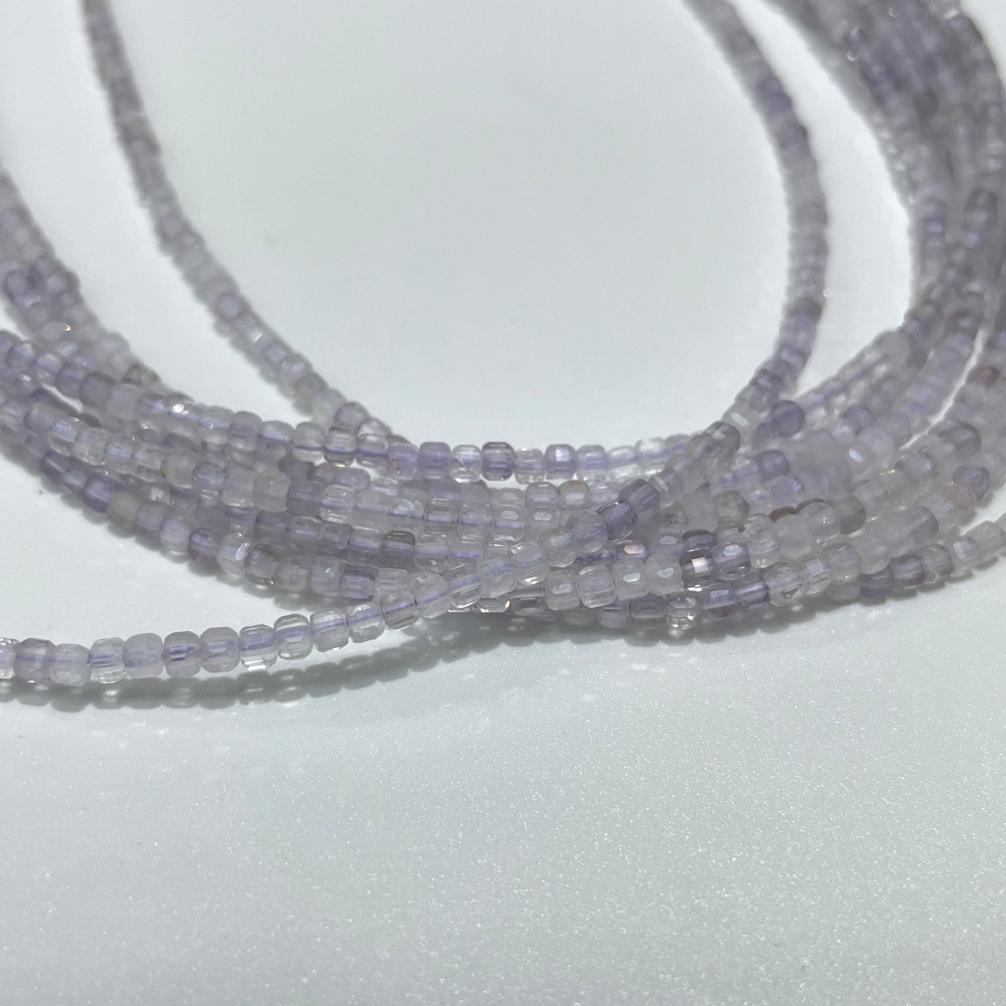 Lavender Amethyst Micro Faceted Cube Collar Necklace - RockZ Sourcing Hub