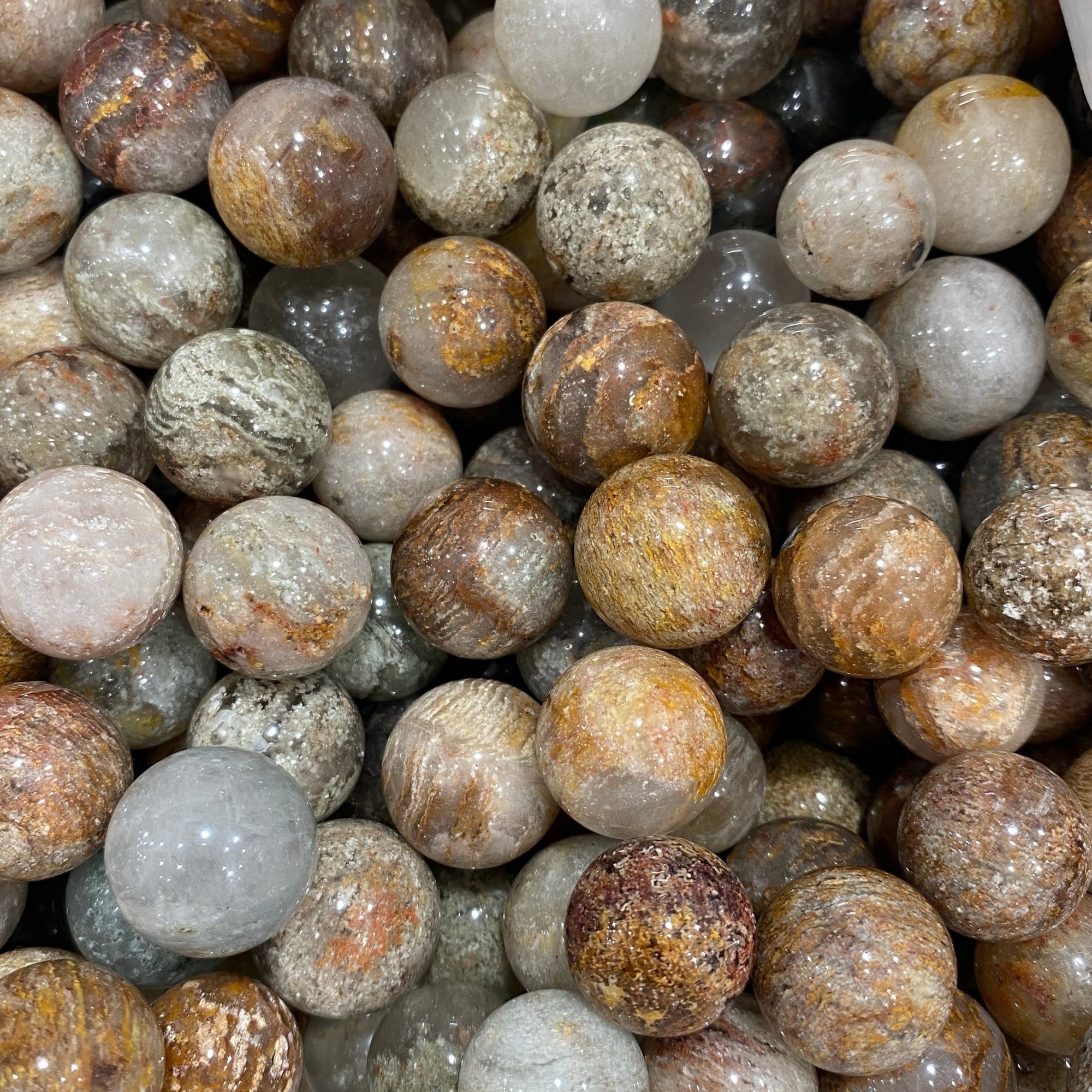 Layer Phantom Quartz Mini Sphere - Grade A - RockZ Sourcing Hub