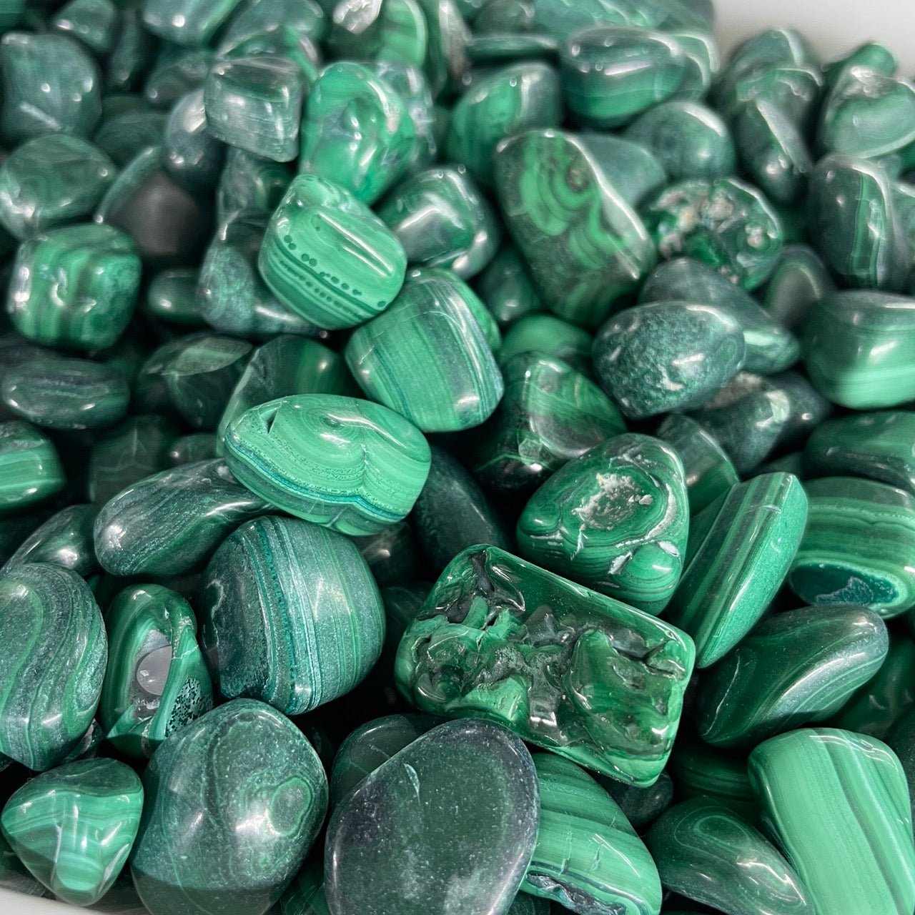 Malachite Tumblestone - RockZ Sourcing Hub