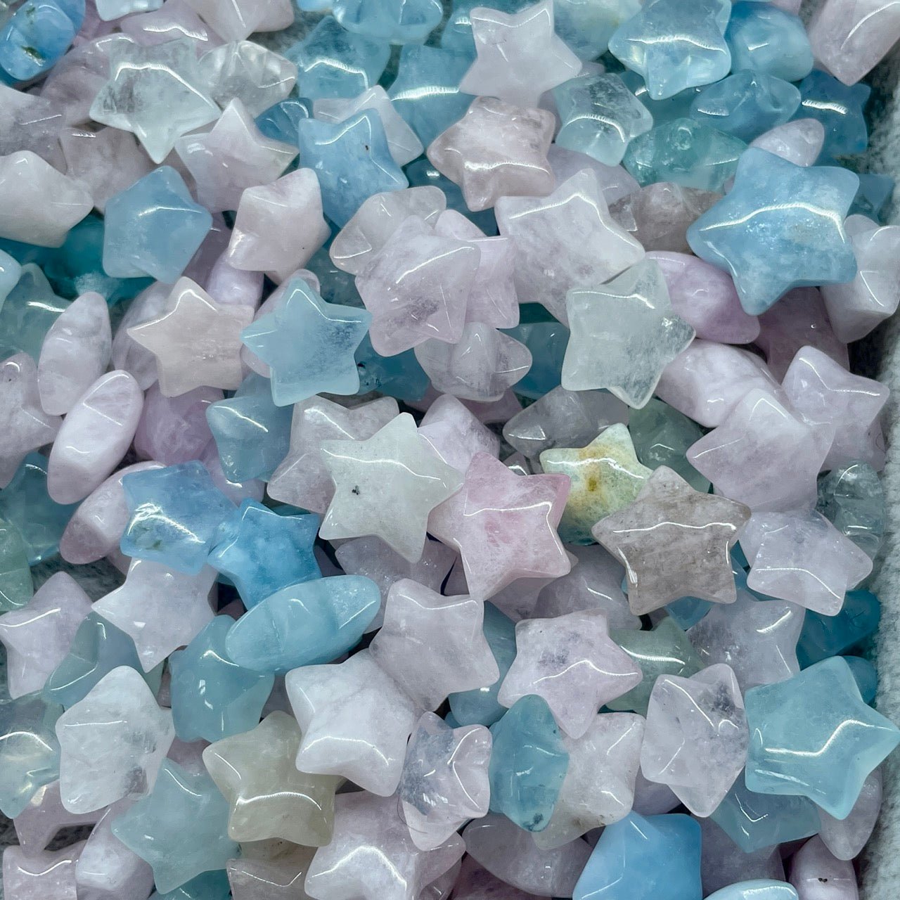 Morganite Aquamarine Mix Star - Grade A - RockZ Sourcing Hub