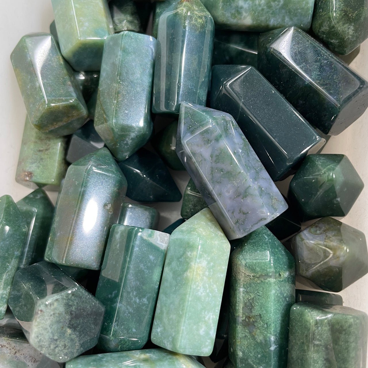 Moss Agate Mini Point - RockZ Sourcing Hub
