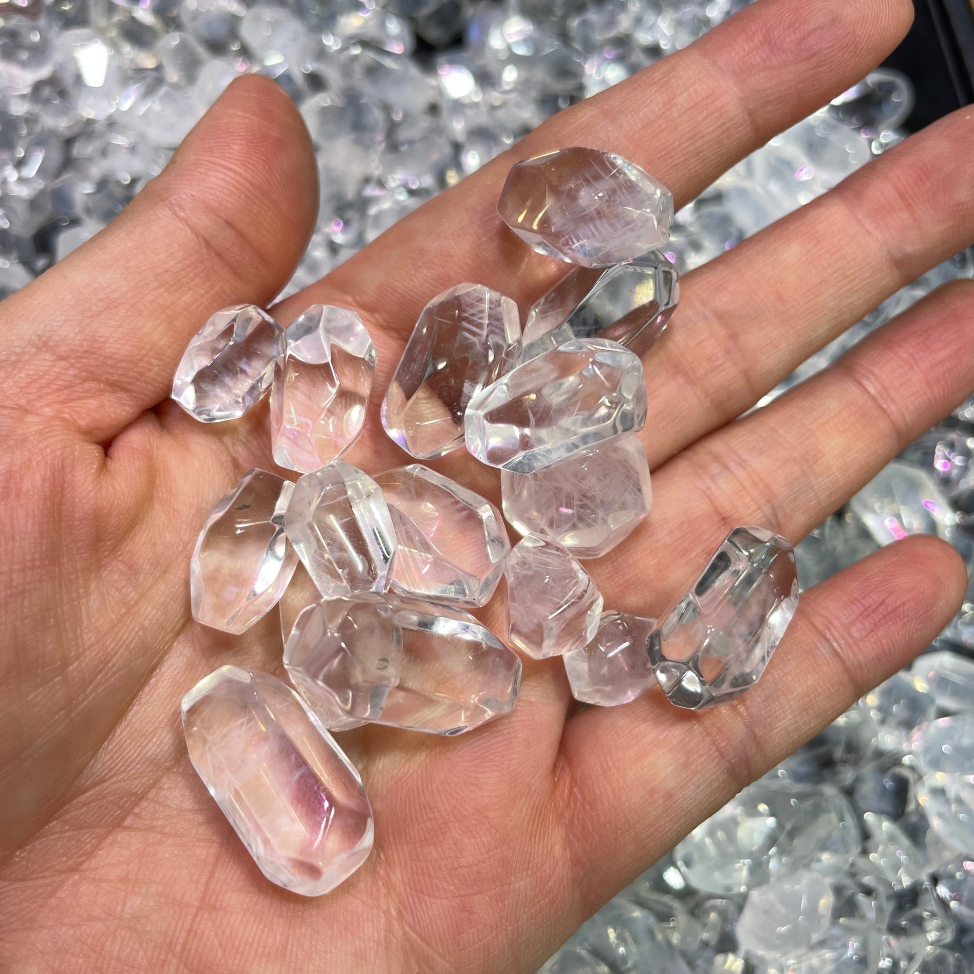 Natural Blue Needle Quartz AAA Grade Irregular Freeform Faceted Beads - RockZ Sourcing Hub