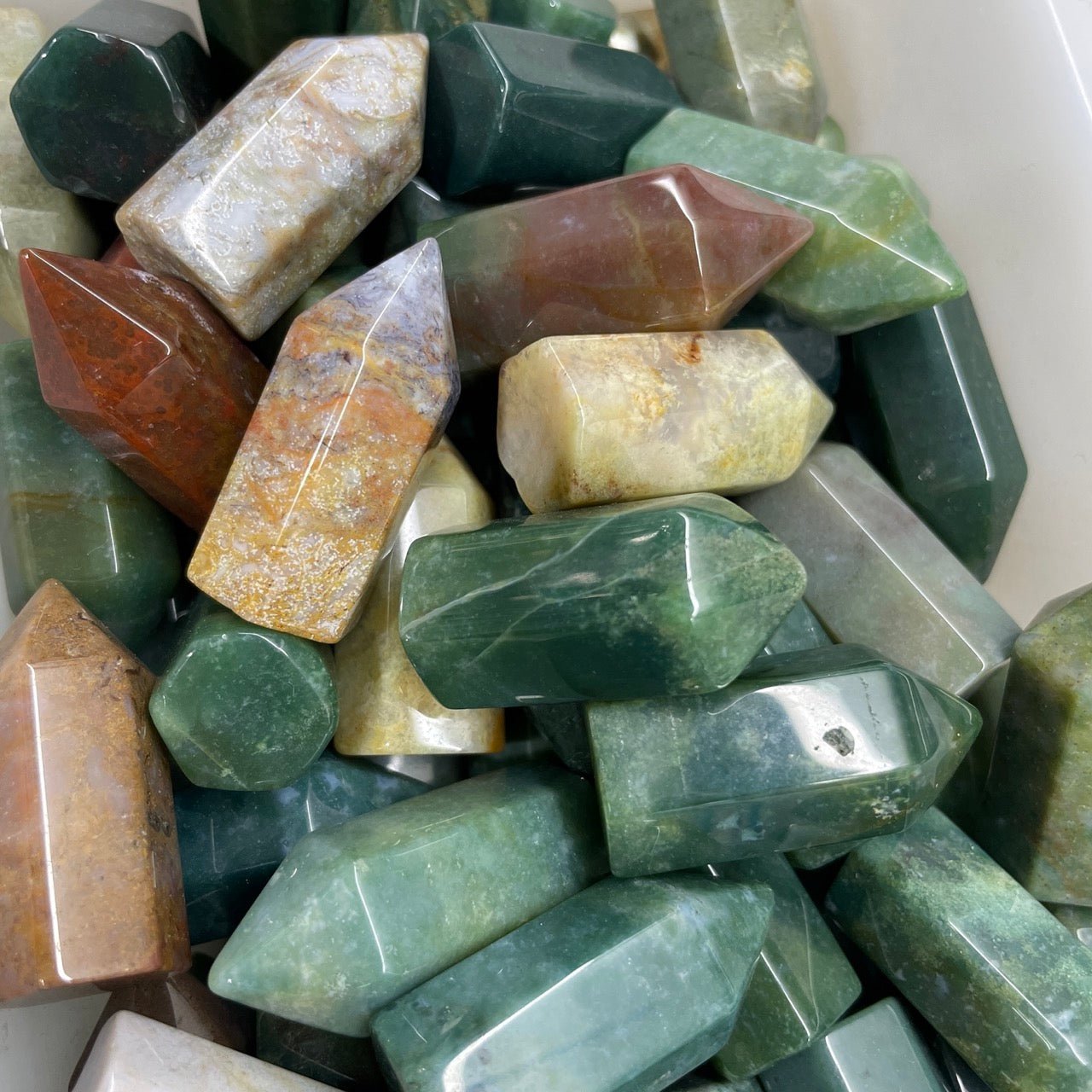 Ocean Jasper Mini Point - RockZ Sourcing Hub