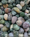 Ocean Jasper & Moss Agate Tumblestone - RockZ Sourcing Hub