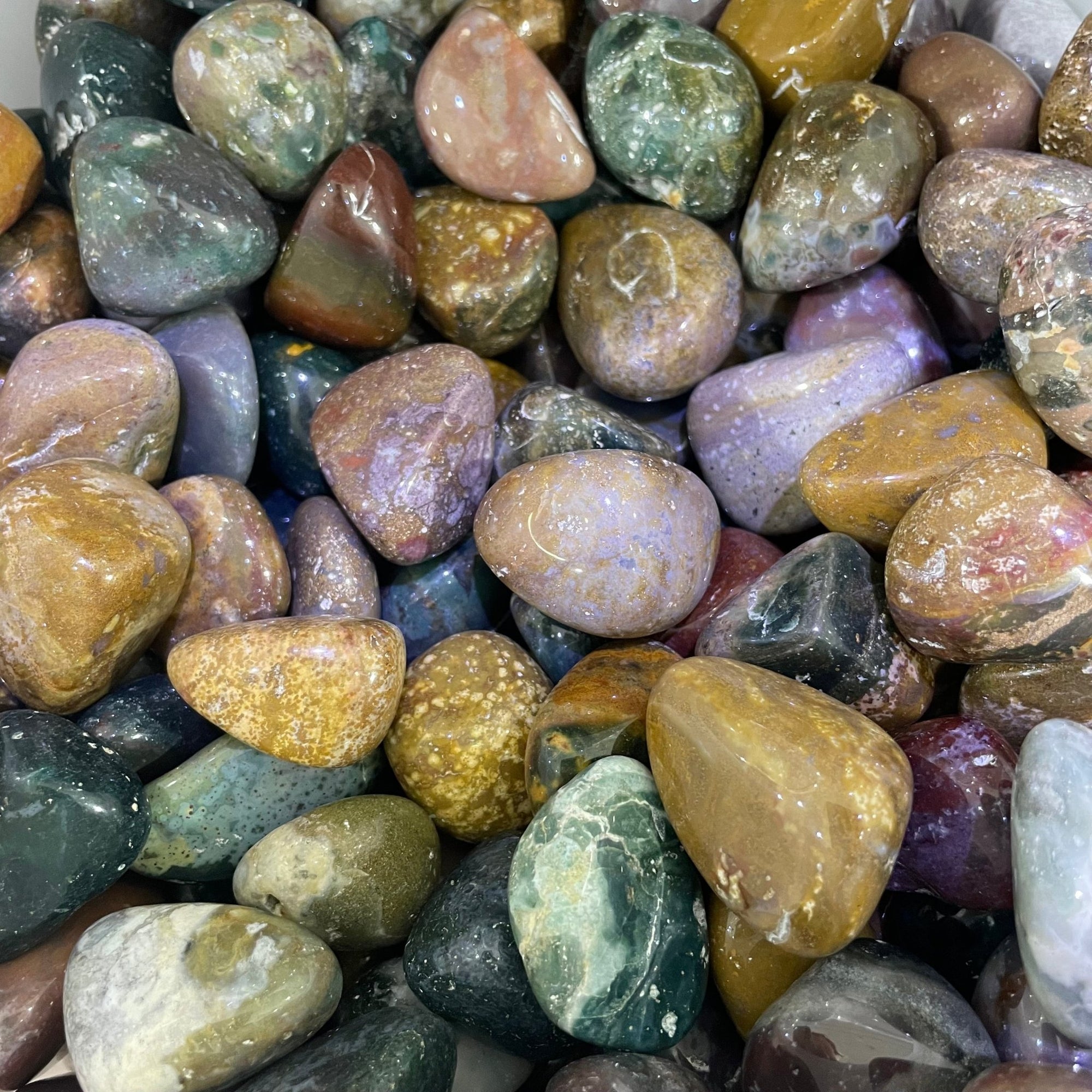 Ocean Jasper Tumblestone - RockZ Sourcing Hub