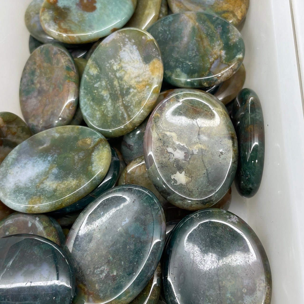 Ocean Jasper Worry Stone - RockZ Sourcing Hub