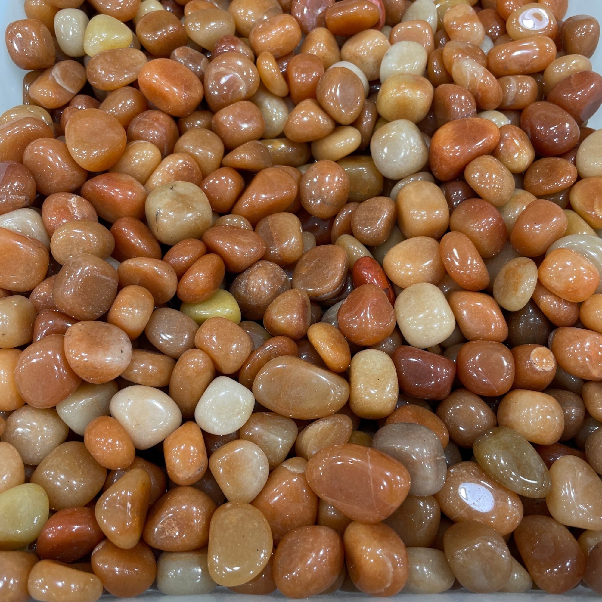 Orange Aventurine Tumblestone - RockZ Sourcing Hub
