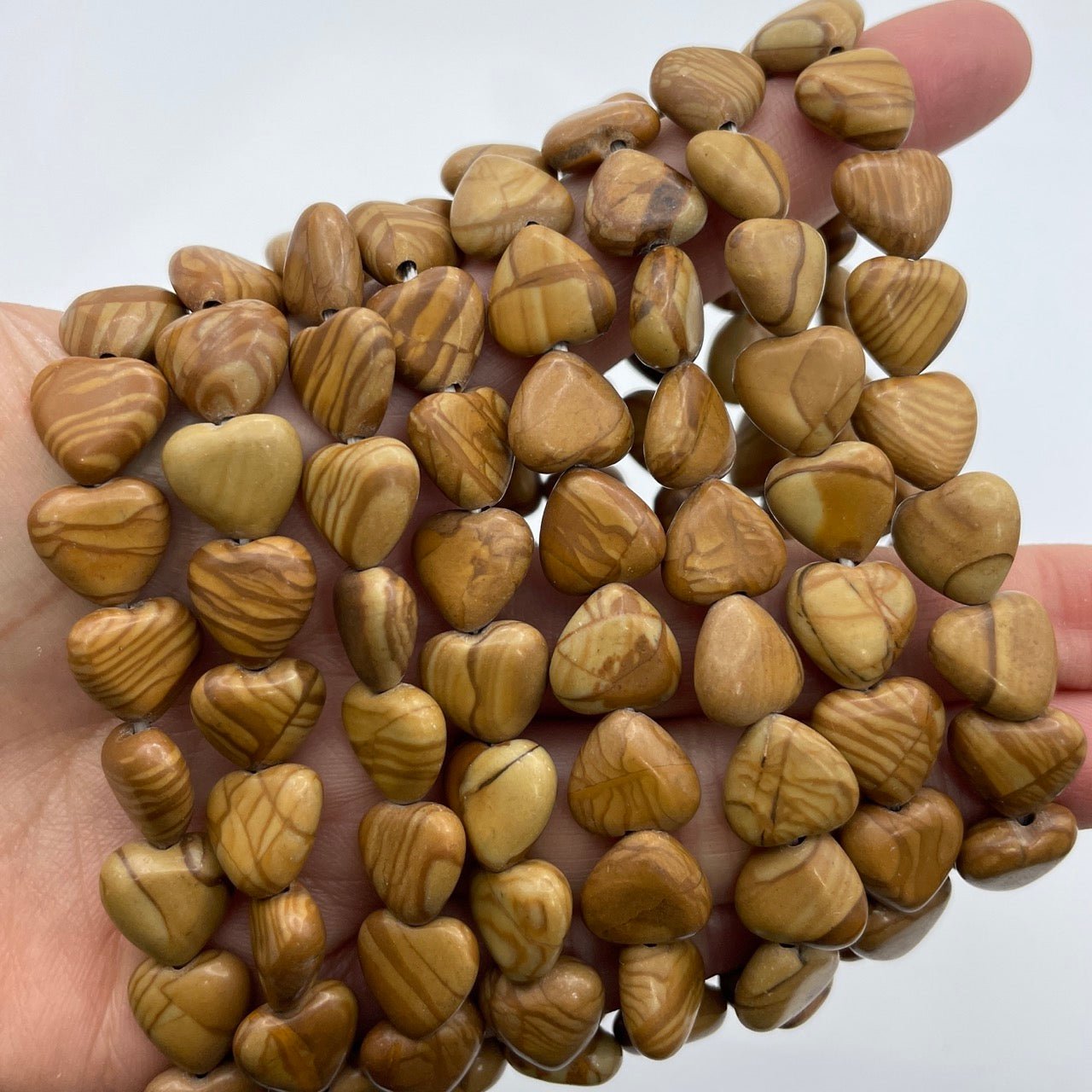 Picture Jasper Heart - Shape Stretch Bracelet - RockZ Sourcing Hub