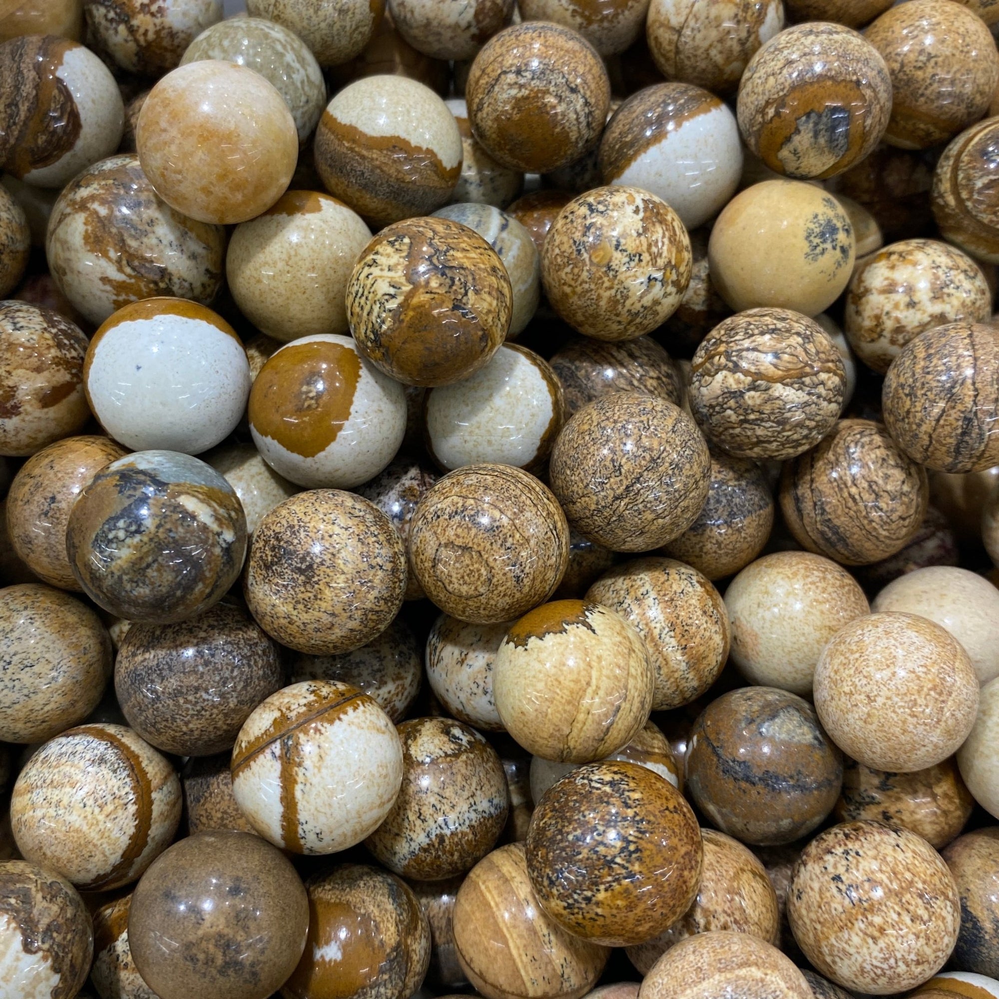 Picture Jasper Mini Sphere - RockZ Sourcing Hub