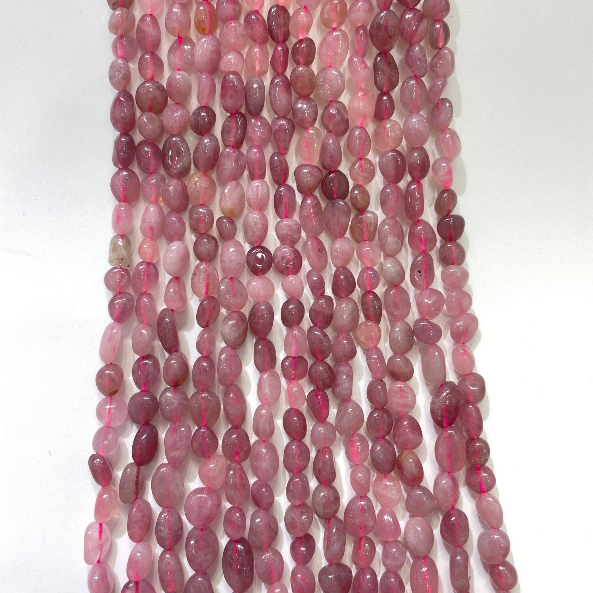 Pink Amethyst Nugget Bead Strand - RockZ Sourcing Hub