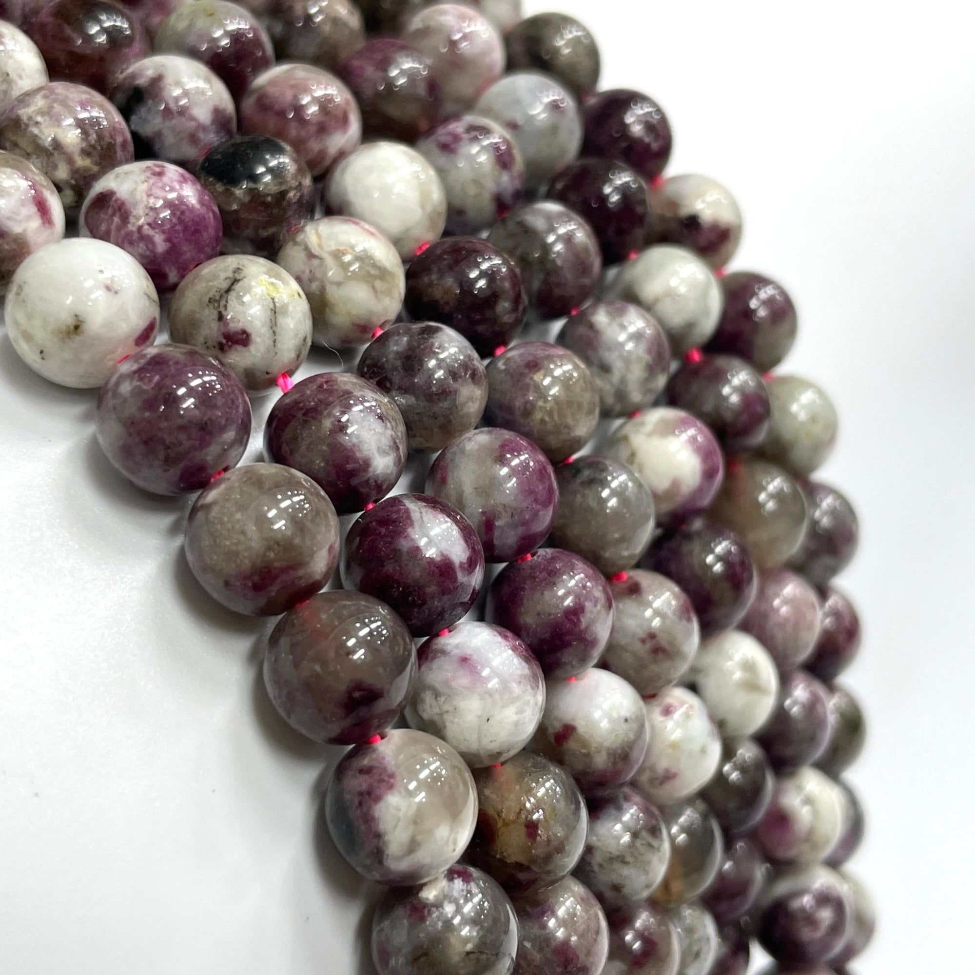 Plum Tourmaline Bead Strand - RockZ Sourcing Hub